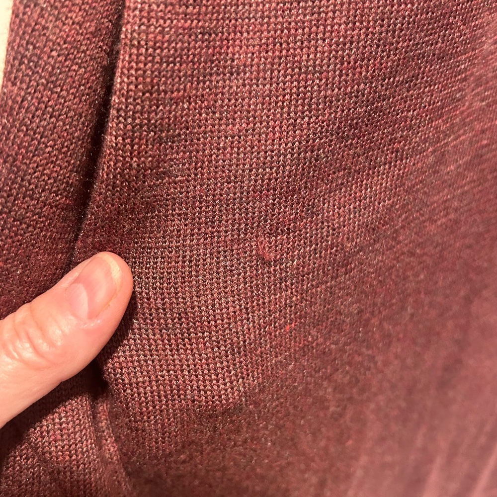 Ella Moss Burgundy Knit Cardigan - Picture 6 of 8